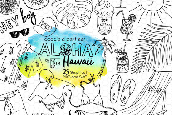 Download Summer Clipart, Beach Svg, Luau Svg - Luau Collection
