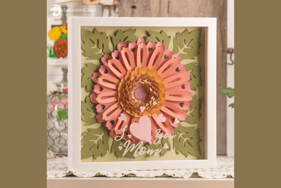 Download Lollipop Daisy Paper Sculpture SVG - Daisy Collection