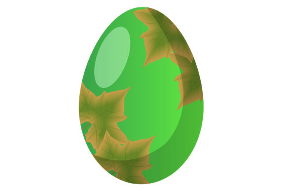 Download Green Leaf Easter Egg - Easter Collection