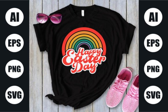 Download Happy Easter T Shirt , Rainbow Design - Easter Collection