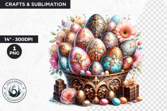Download Easter Basket Eggs Clipart - Easter Collection