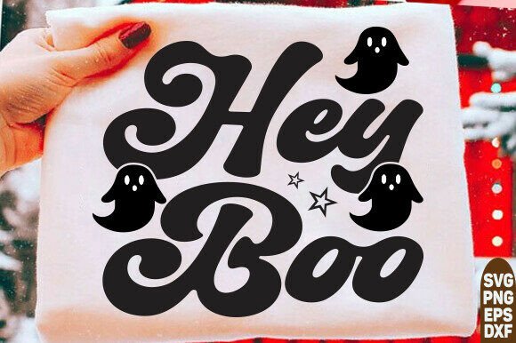 Download Hey Boo SVG, PNG Files, Boo Svg, Cute Ha - Png files Collection