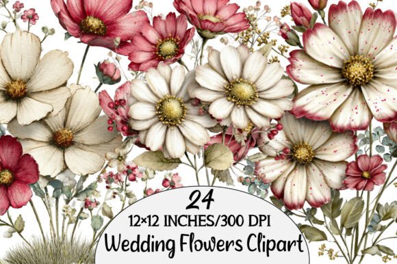 Download Whimsical Daisy Flowers Clipart - Premium Resources