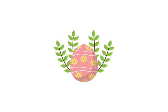Download Easter Egg Green Leaf Vector - Easter Collection