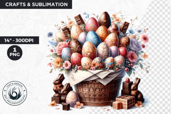 Download Easter Basket Eggs Clipart - Easter Collection